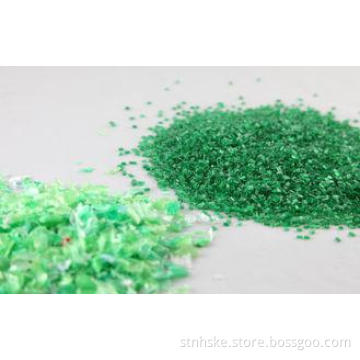 PET plastic bottle flakes recycling machine granulator with